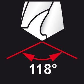 Broca helicoidal RUKO (8000424148) diámetro nominal 10 mm 3xD corte derecho longitud espiral 43 mm