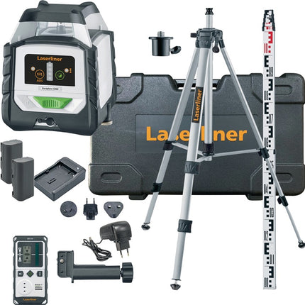 Laserliner laser a linee incrociate Duraplane G360 ( 4000858100 ) ± 3,5 ° ± 0,2 mm/m