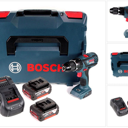 Bosch GSB 18 V-28 Professional 18 V Li-Ion Akku Schlagbohrschrauber in L-Boxx + 2 x 5,0 Ah Akku + Ladegerät - Toolbrothers