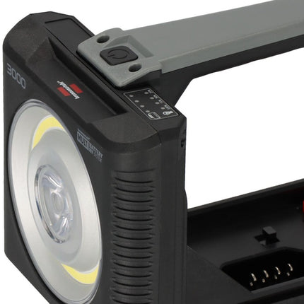Brennenstuhl rechargeable hand lamp HL 3000 ( 8002643425 ) 18 V