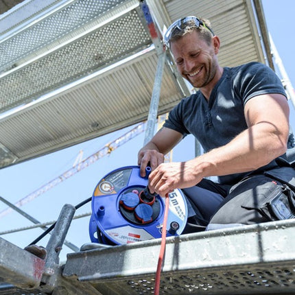 Brennenstuhl Enrouleur de câble Garant ( 8000337574 ) 25 m caoutchouc-néoprène 3 x 2,5 mm² plastique IP44