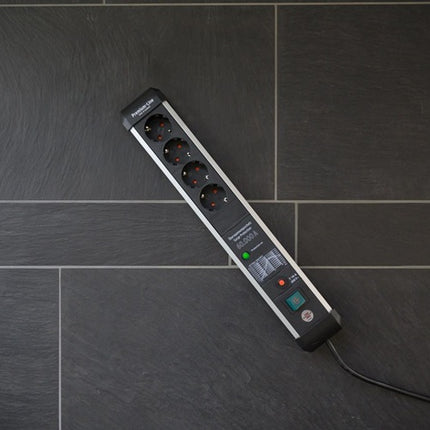 Brennenstuhl socket strip Premium-Protect-Line ( 8001484633 ) 16 A 230 V black/silver 3 m PVC 1.5 mm²