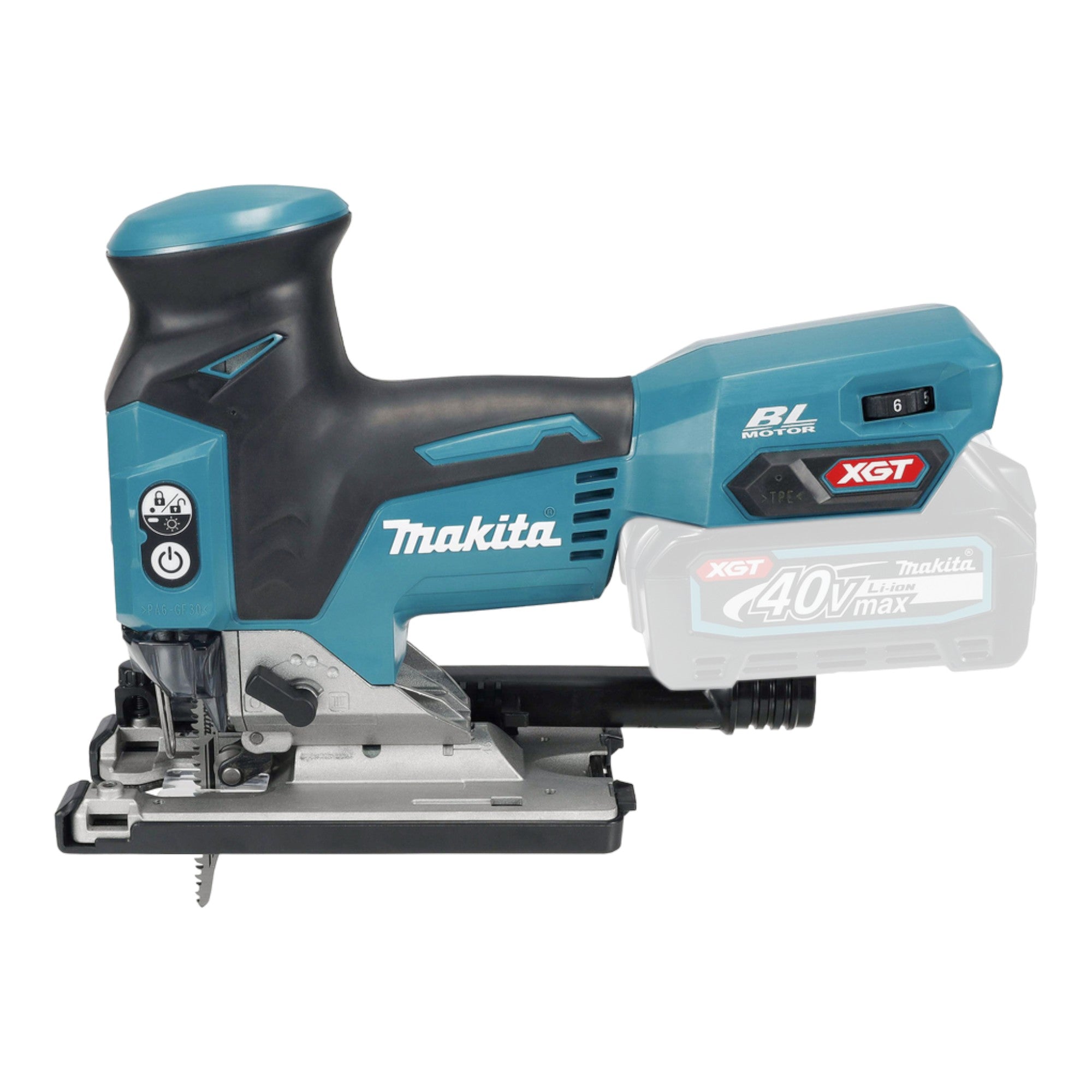 Makita JV 001 GD101 Akku Stichsaege 40 V max 135 mm Brushless 1x Akku 2 5 Ah Ladegeraet 1 - toolbrothers