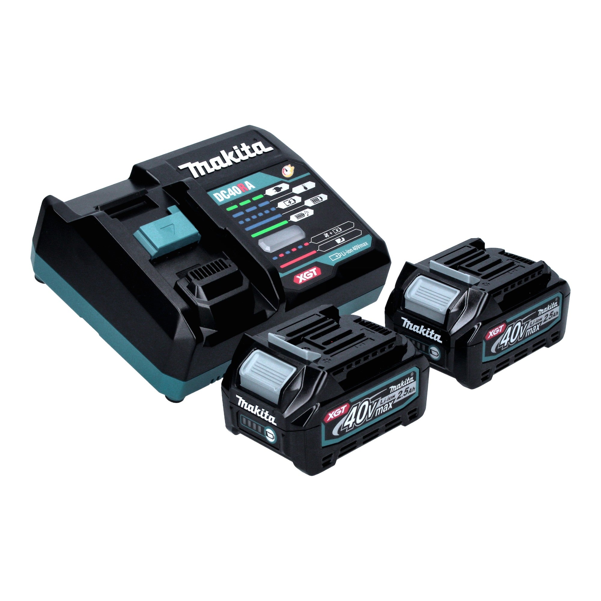 Makita JV 001 GD201 Akku Stichsaege 40 V max 135 mm Brushless 2x Akku 2 5 Ah Ladegeraet Makpac 3 - toolbrothers