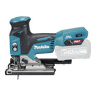 Makita JV 001 GM201 Seghetto alternativo a batteria 40 V max. 135 mm senza spazzole + 2x batteria 4,0 Ah + caricabatterie + Makpac