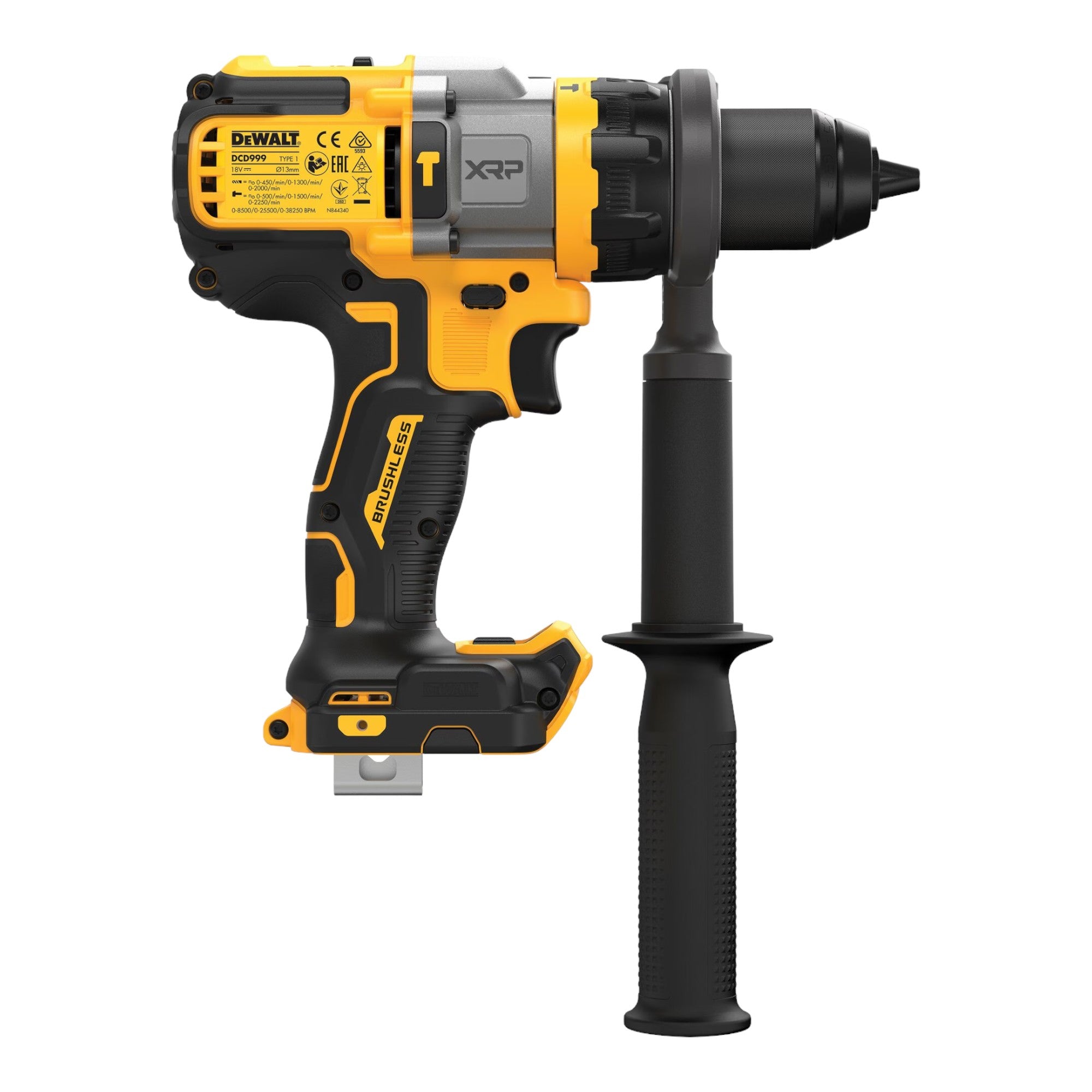 DeWalt DCD 999 NT Akku Schlagbohrschrauber 18 V 95 Nm Brushless 1x Powerstack Akku 5 0 Ah TSTAK ohne Ladegeraet 4 - toolbrothers