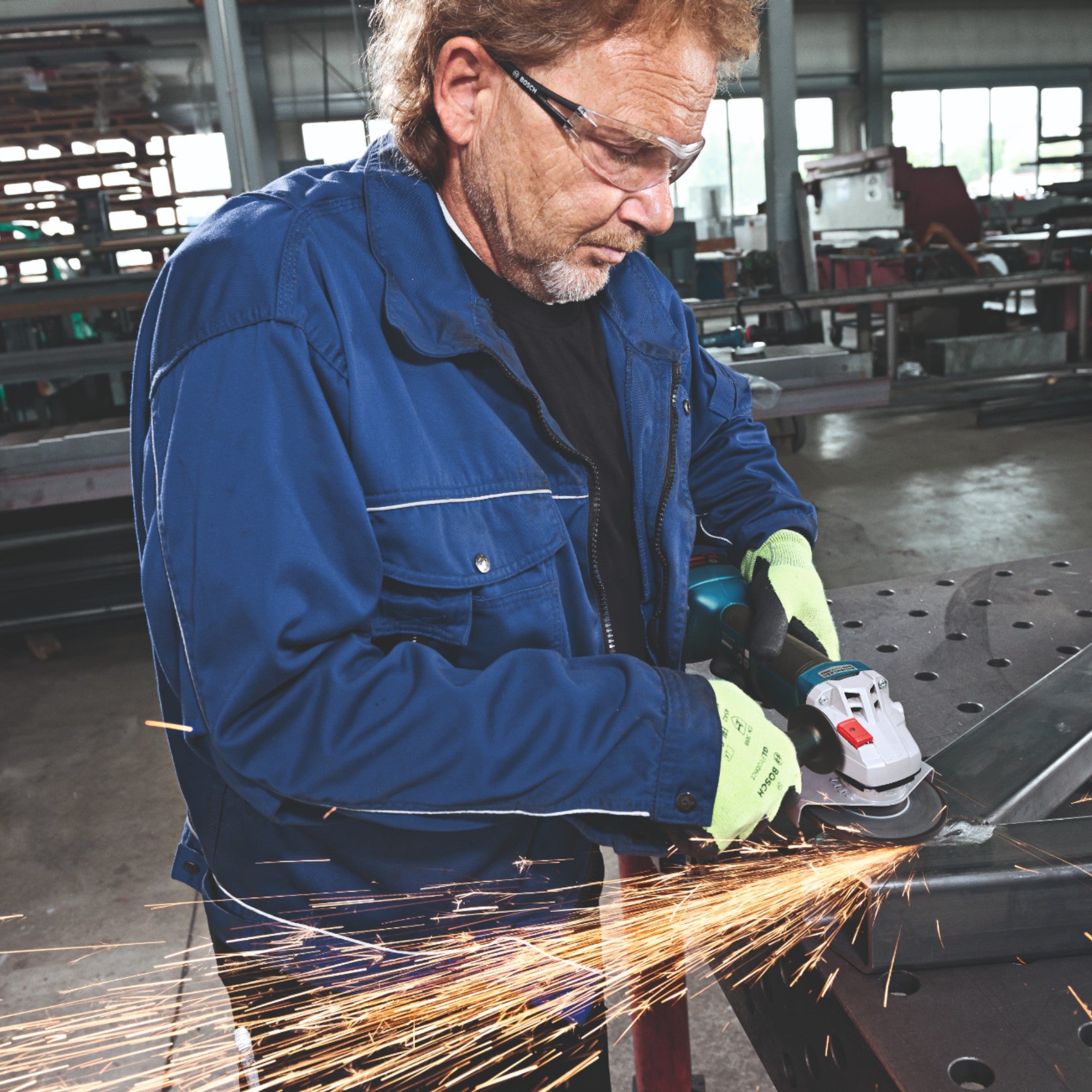 Bosch GWS 18V 10 Professional Akku Winkelschleifer 18 V 125 mm Brushless 1x Akku 4 0 Ah Ladegeraet 3 - toolbrothers