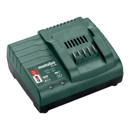 Metabo Set de base 12 V 1x bloc batterie Li-Power 2,0 Ah ( 625406000 ) + chargeur SC 30 ( 316067840 )