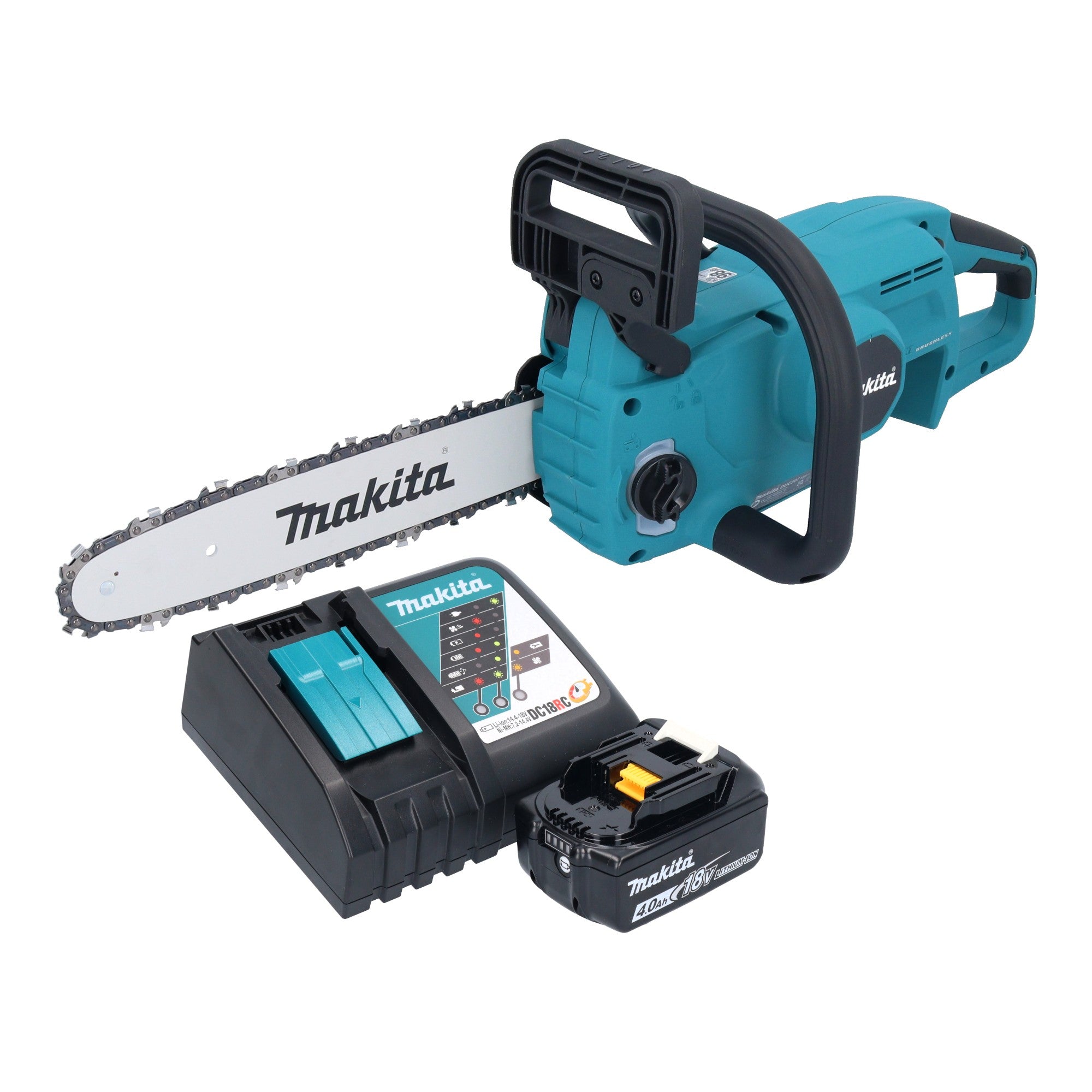 Makita DUC 307 RMX3 Akku Kettensaege 18 V 30 cm Brushless 1x Akku 4 0 Ah Ladegeraet 0 - toolbrothers