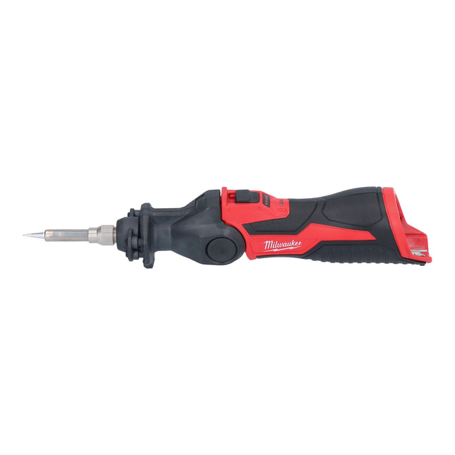 Milwaukee M12 SI-202 cordless soldering iron 12 V 400 °C lockable head + 2x rechargeable battery 2.0 Ah + charger