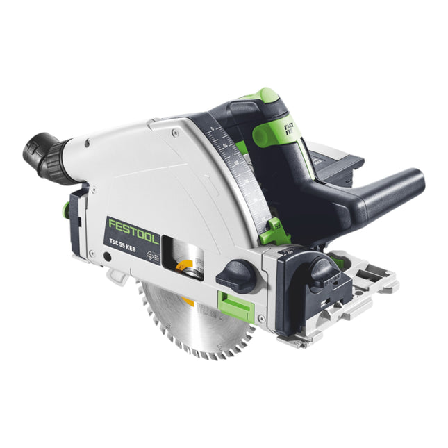 Festool TSC 55 KEB-Basic-5,0 Sierra sumergible con batería 18 V / 36 V (2x 18 V) 160 mm sin escobillas (577025) + 2x batería 5,0 Ah + Systainer - sin cargador