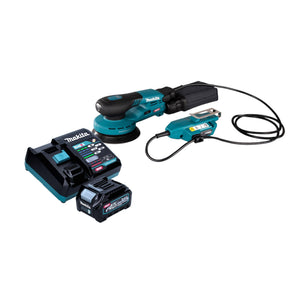 Makita BO 001 CGD101 Akku Exzenterschleifer 40 V max. 125 mm 5,0 mm Hub Brushless + 1x Akku 2,5 Ah + Ladegerät