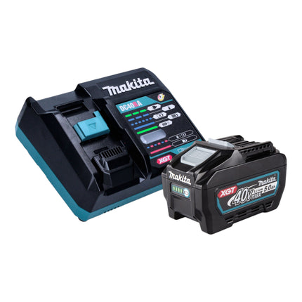 Makita BO 002 CGT101 Cordless random orbit sander 40 V max. 150 mm 5.0 mm stroke Brushless + 1x rechargeable battery 5.0 Ah + charger + Makpac