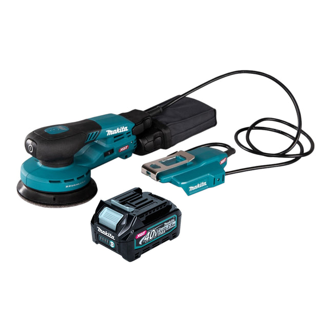 Makita BO 003 CGD1 Akku Exzenterschleifer 40 V max 125 mm 3 0 mm Hub Brushless 1x Akku 2 5 Ah ohne Ladegeraet 0 - toolbrothers