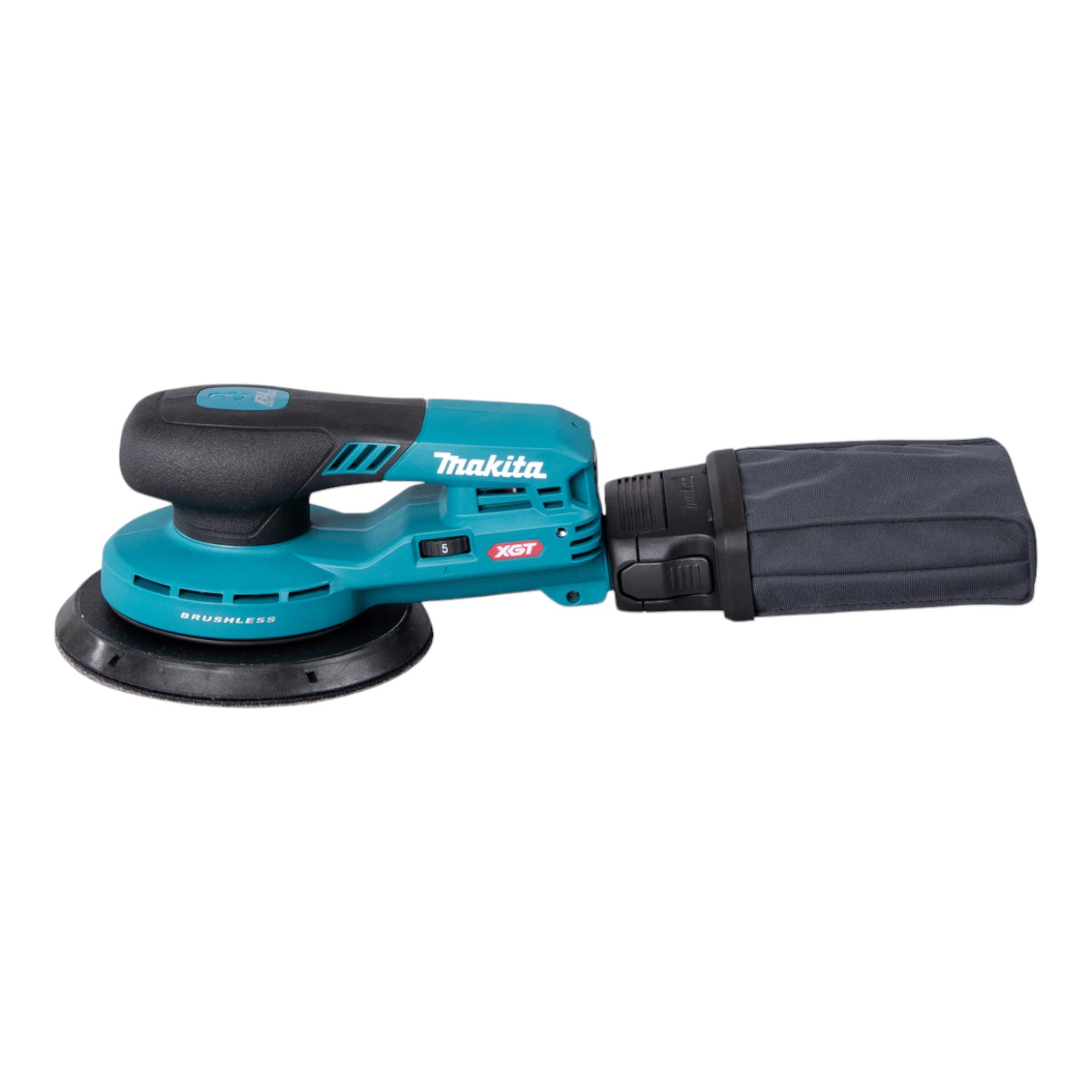 Makita BO 004 CGA101 Akku Exzenterschleifer 40 V max 150 mm 3 0 mm Hub Brushless 1x Akku 2 0 Ah Ladegeraet 1 - toolbrothers