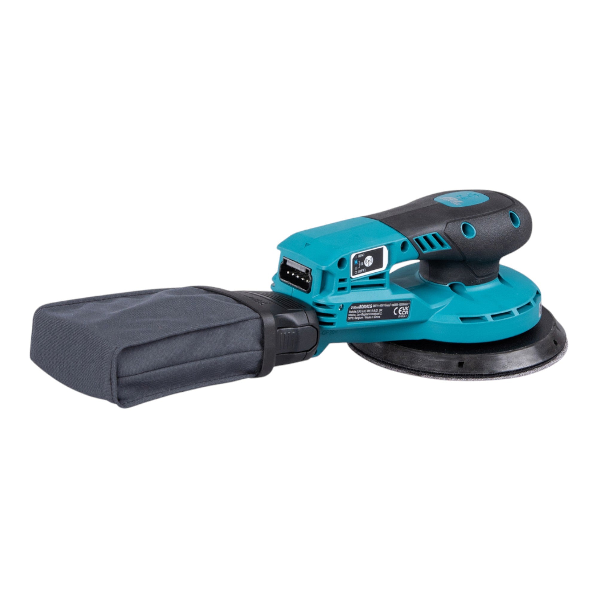Makita BO 004 CGT101 Akku Exzenterschleifer 40 V max 150 mm 3 0 mm Hub Brushless 1x Akku 5 0 Ah Ladegeraet Makpac 4 - toolbrothers