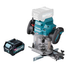 Makita RP 001 GD1 Akku Oberfraese 40 V max 12 mm Brushless 1x Akku 2 5 Ah ohne Ladegeraet 0 - toolbrothers