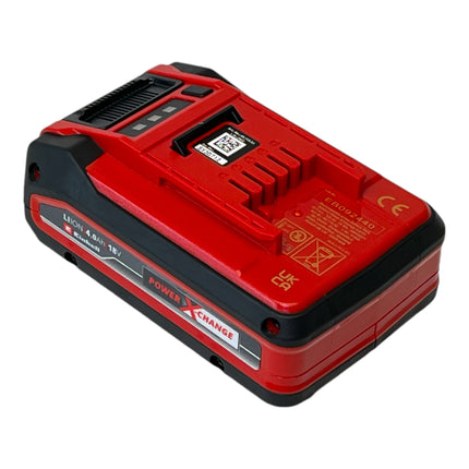 Einhell PXC Starter Kit 2x Power X-Change Plus battery 18 V 4.0 Ah ( 2x 4511553 ) + Power X-Twincharger 3A double charger ( 4512069 ) + tool case