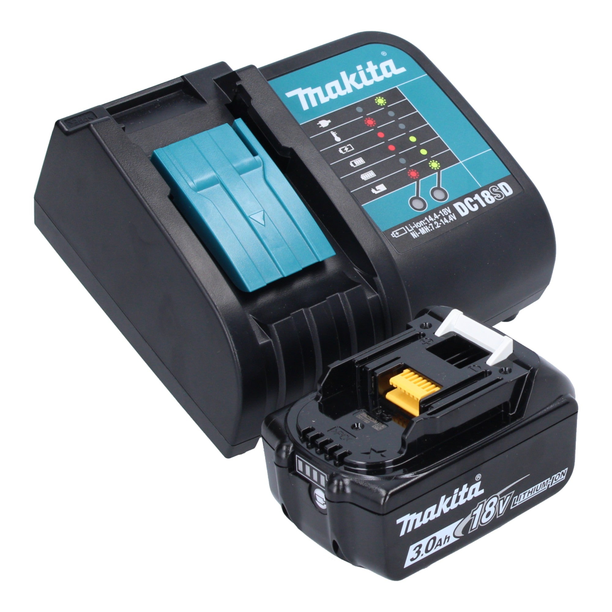 Makita DUS 158 SF Akku Druckspritze 18 V 15 l 5 0 bar 1x Akku 3 0 Ah Ladegeraet 2 - toolbrothers