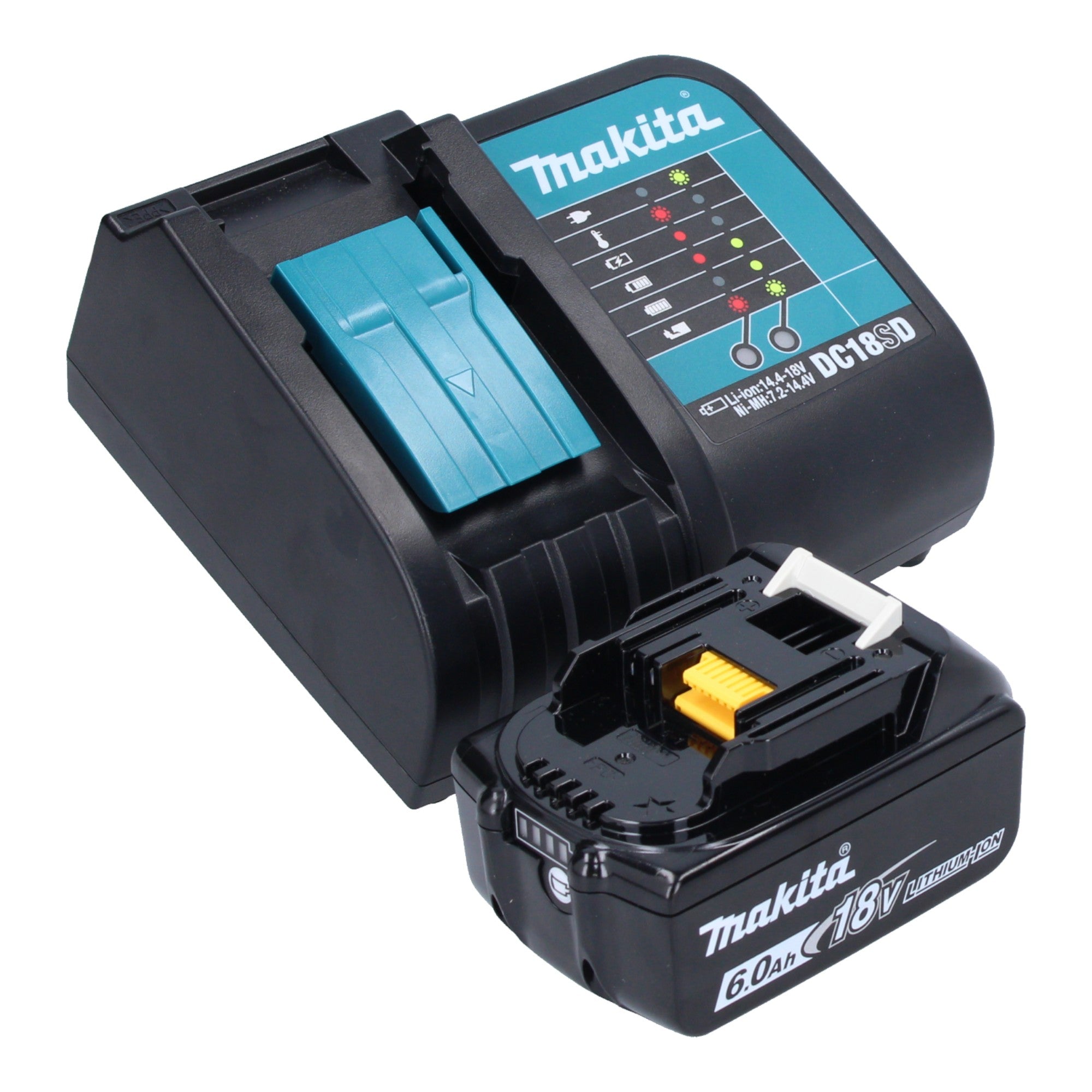 Makita DUS 158 SG Akku Druckspritze 18 V 15 l 5 0 bar 1x Akku 6 0 Ah Ladegeraet 2 - toolbrothers