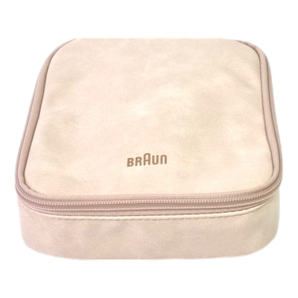 BRAUN Silk-épil 9 Flex 9-100 set de belleza depiladora femenina / depiladora + cepillo de limpieza facial FaceSpa + 9 accesorios + bolsa blanco / dorado