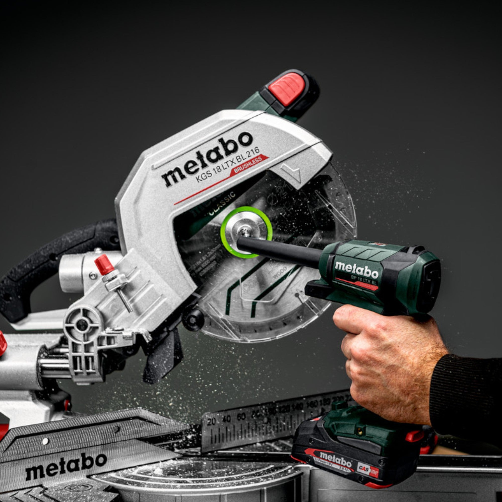Metabo BP 18 LTX BL Akku Blaspistole 18 V Brushless 1x LiHD Akku 4 0 Ah ohne Ladegeraet 4 - toolbrothers