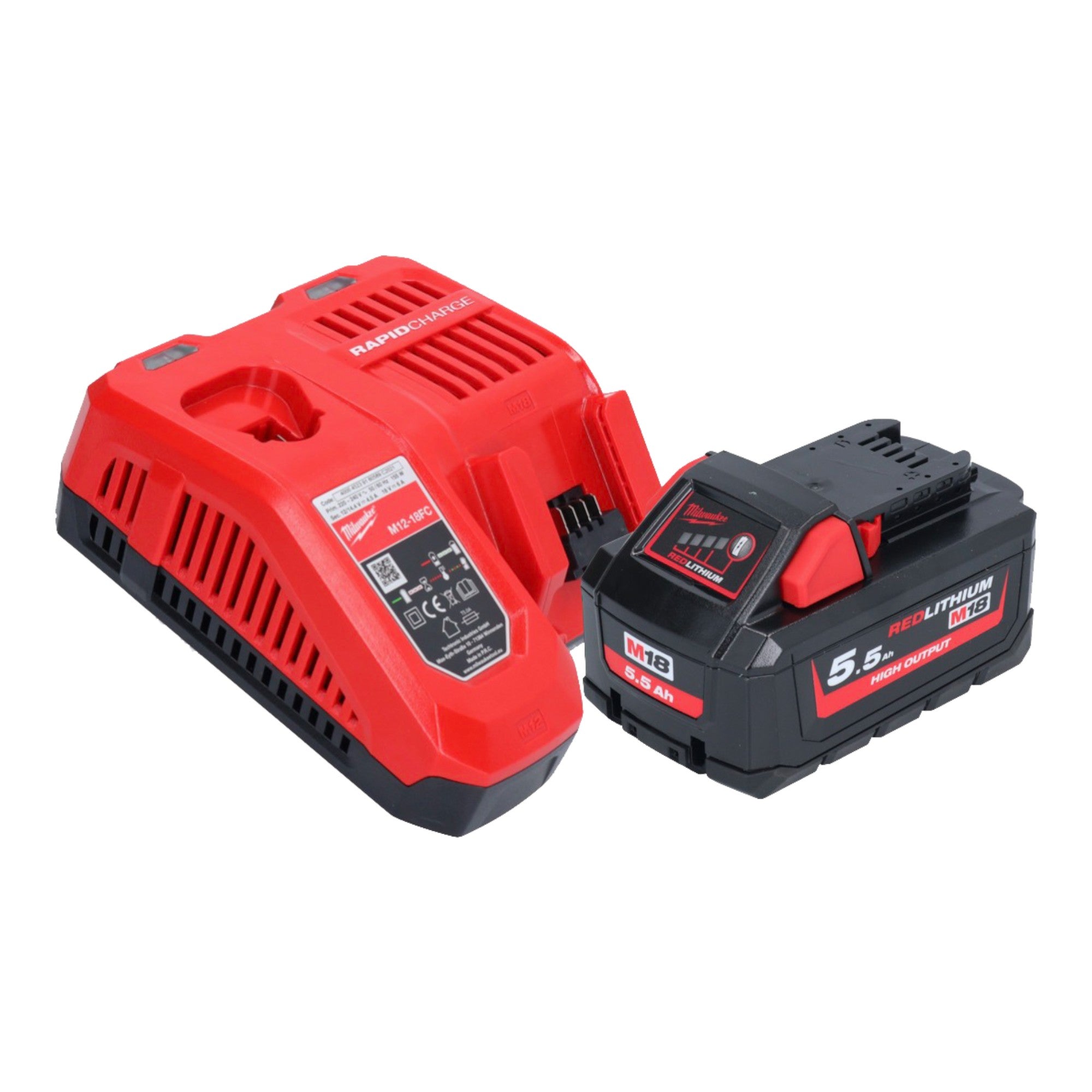 Milwaukee M18 FMTIW2F12 551 Akku Schlagschrauber 18 V 745 Nm 1 2 Brushless 1x Akku 5 5 Ah Ladegeraet 2 - toolbrothers