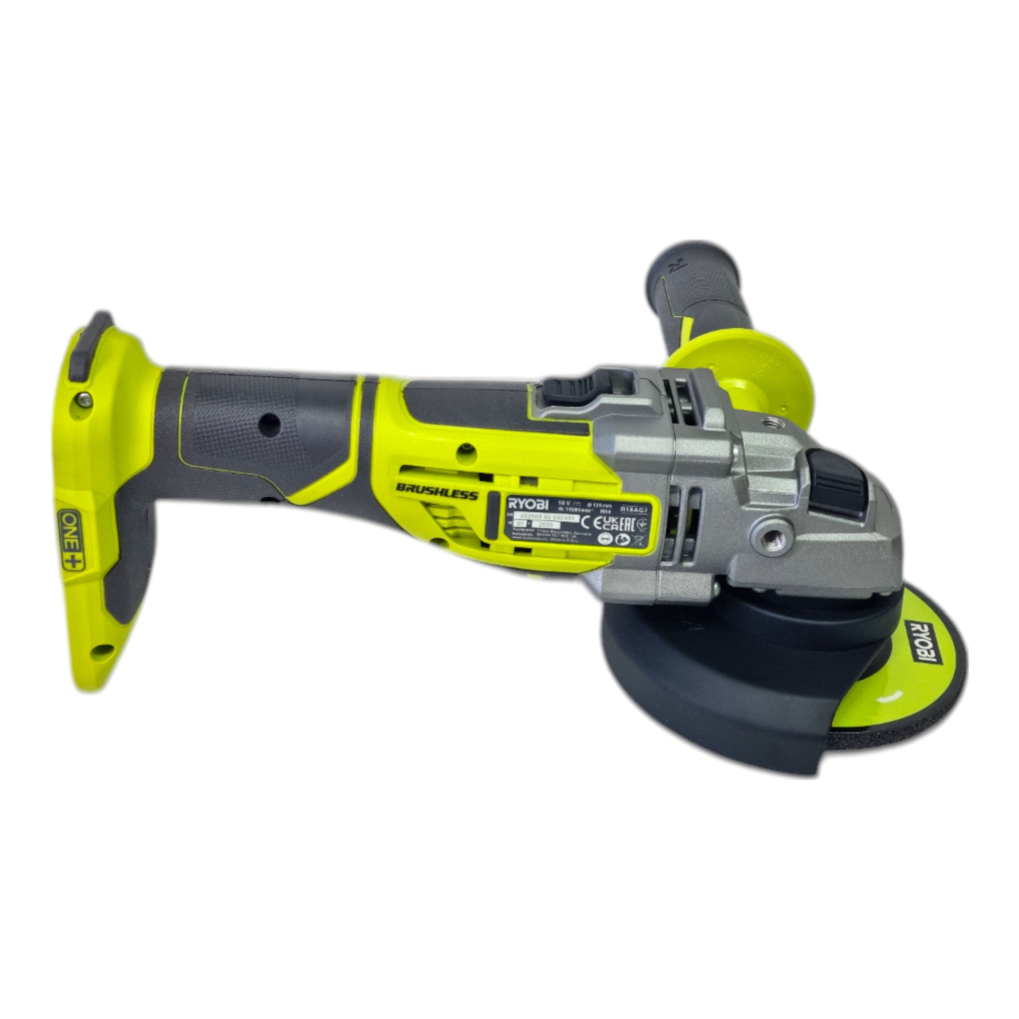 RYOBI R18AG7 0 Akku Winkelschleifer 18 V 125 mm Brushless 5133002852 Solo ohne Akku ohne Ladegeraet 3 - toolbrothers