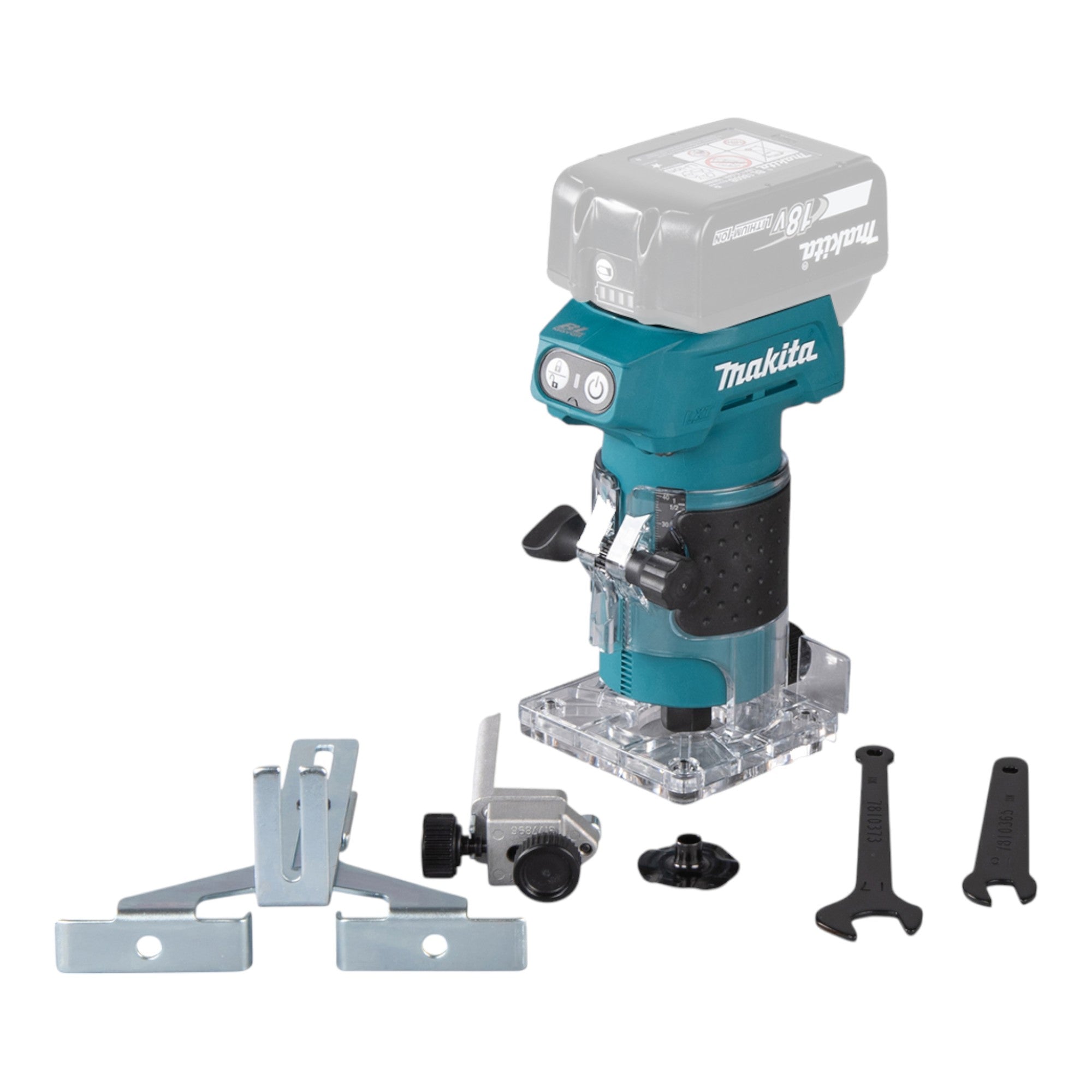 Makita DRT 52 Z Akku Kantenfraese 18 V 6 mm Brushless Solo ohne Akku ohne Ladegeraet 0 - toolbrothers