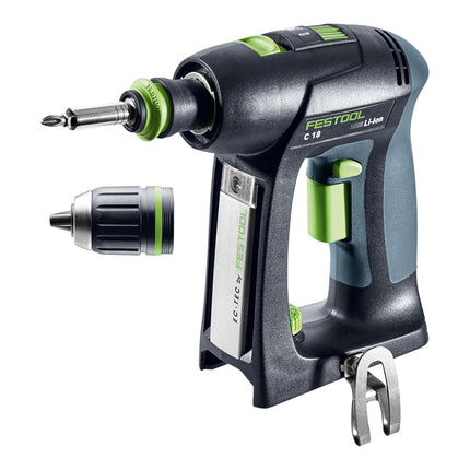 Festool C 18-Basic-4,0 atornillador a batería 18 V 45 Nm sin escobillas ( 577050 ) + 1x batería 4,0 Ah + systainer - sin cargador