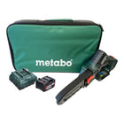 Metabo MS 18 LTX 15 Akku Gehoelzsaege 18 V 15 cm 5 m s 1x Akku 4 0 Ah Ladegeraet Tasche 0 - toolbrothers