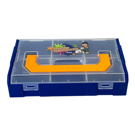 L-BOXX Mini Kids colouring book Oskar the Craftsman with pencil set 6 pcs. + L-Boxx Mini ( 6100001481 )