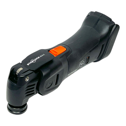 Fein Multimaster AMM 700 MAX AS Akku Multifunktionswerkzeug 18 V Starlock Max Black Edition + Schleif Zubehör Set 63 tlg. + L-Boxx - ohne Akku, ohne Ladegerät