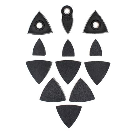 Fein Multimaster MM 700 Max herramienta multifunción 450 W Starlock Max Black Edition + juego de accesorios de lijado 63 piezas + L-Boxx