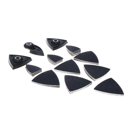 Fein Multimaster MM 700 Max herramienta multifunción 450 W Starlock Max Black Edition + juego de accesorios de lijado 63 piezas + L-Boxx