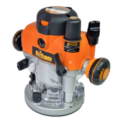 Défonceuse de précision Triton TRA001 2400 W 0 - 68 mm avec double fonction ( 330165 ) + butée