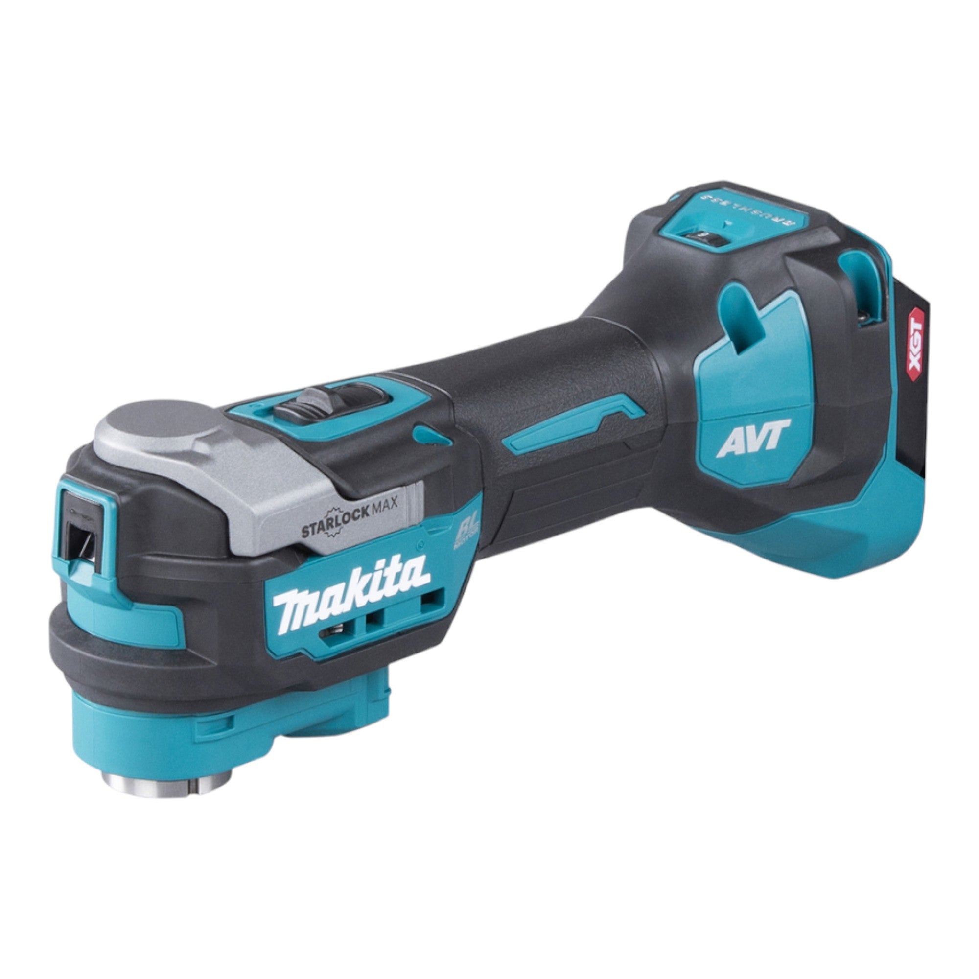 Makita TM 001 GT201 Herramienta multifunción sin cable 40 V máx. Starlock Max Brushless + 2x batería recargable 5,0 Ah + cargador