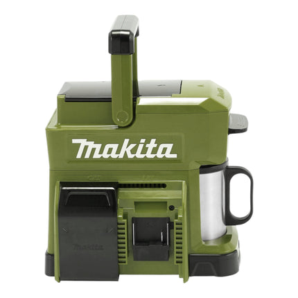 Makita DCM 501 TO cafetera sin cable 12 V max / 18 V oliva + 1x batería recargable 5.0 Ah - sin cargador