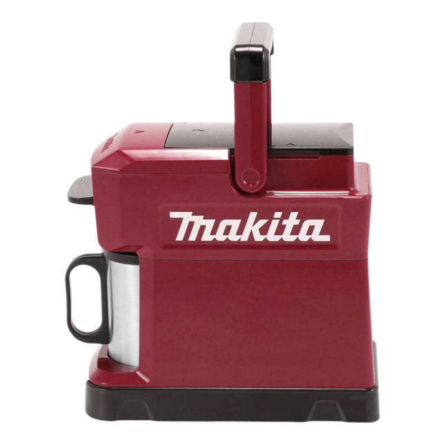 Makita DCM 501 SMAR cafetera sin cable 12 V max / 18 V rojo + 1x batería recargable 4.0 Ah + cargador