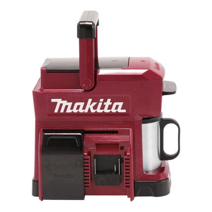 Makita DCM 501 STAR cordless coffee maker 12 V max / 18 V red + 1x rechargeable battery 5.0 Ah + charger