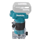 Makita DRT 52 RF Fraiseuse de bords sans fil 18 V 6 mm Brushless + 2x batterie 3,0 Ah + chargeur