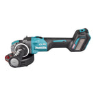 Makita GA 041 GT201 Cordless angle grinder 40 V max. 125 mm X-LOCK Brushless + 2x rechargeable battery 5.0 Ah + charger + Makpac