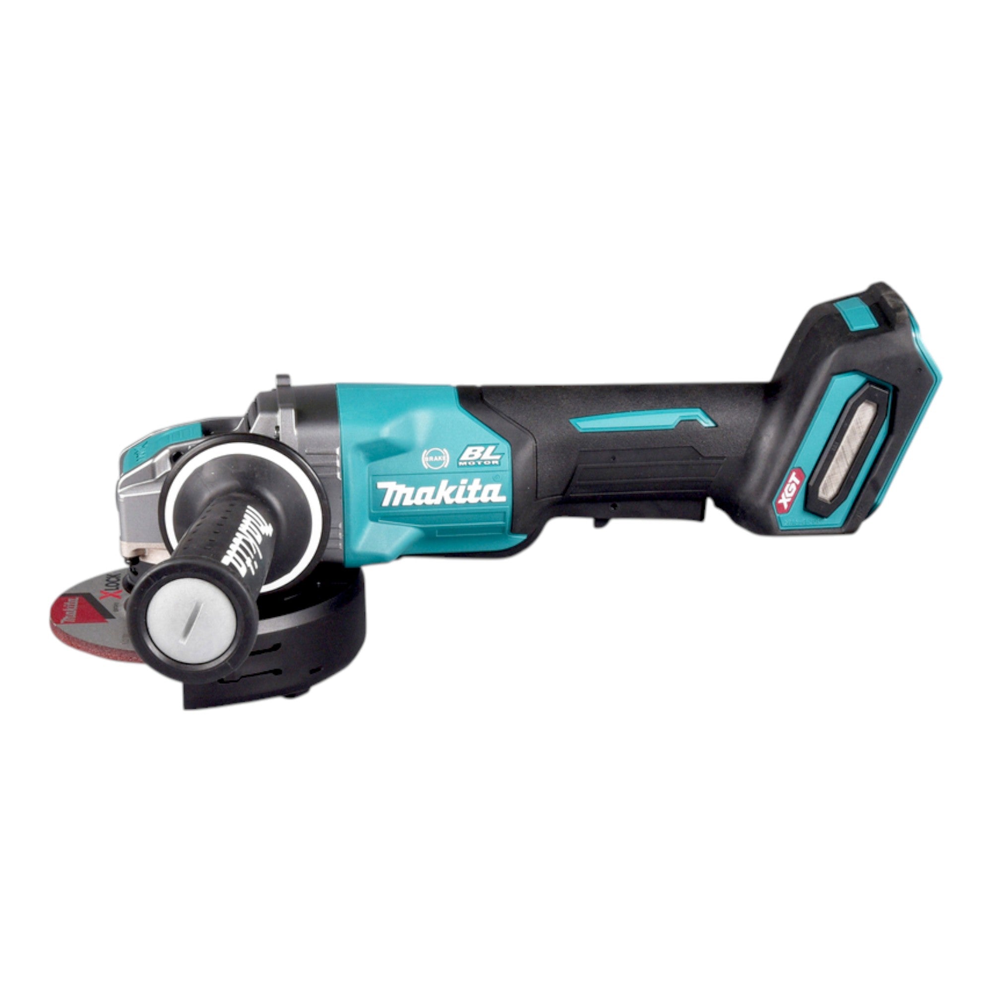 Makita GA 047 GT201 Akku Winkelschleifer 40 V max 125 mm X LOCK Brushless 2x Akku 5 0 Ah Ladegeraet Makpac 1 - toolbrothers
