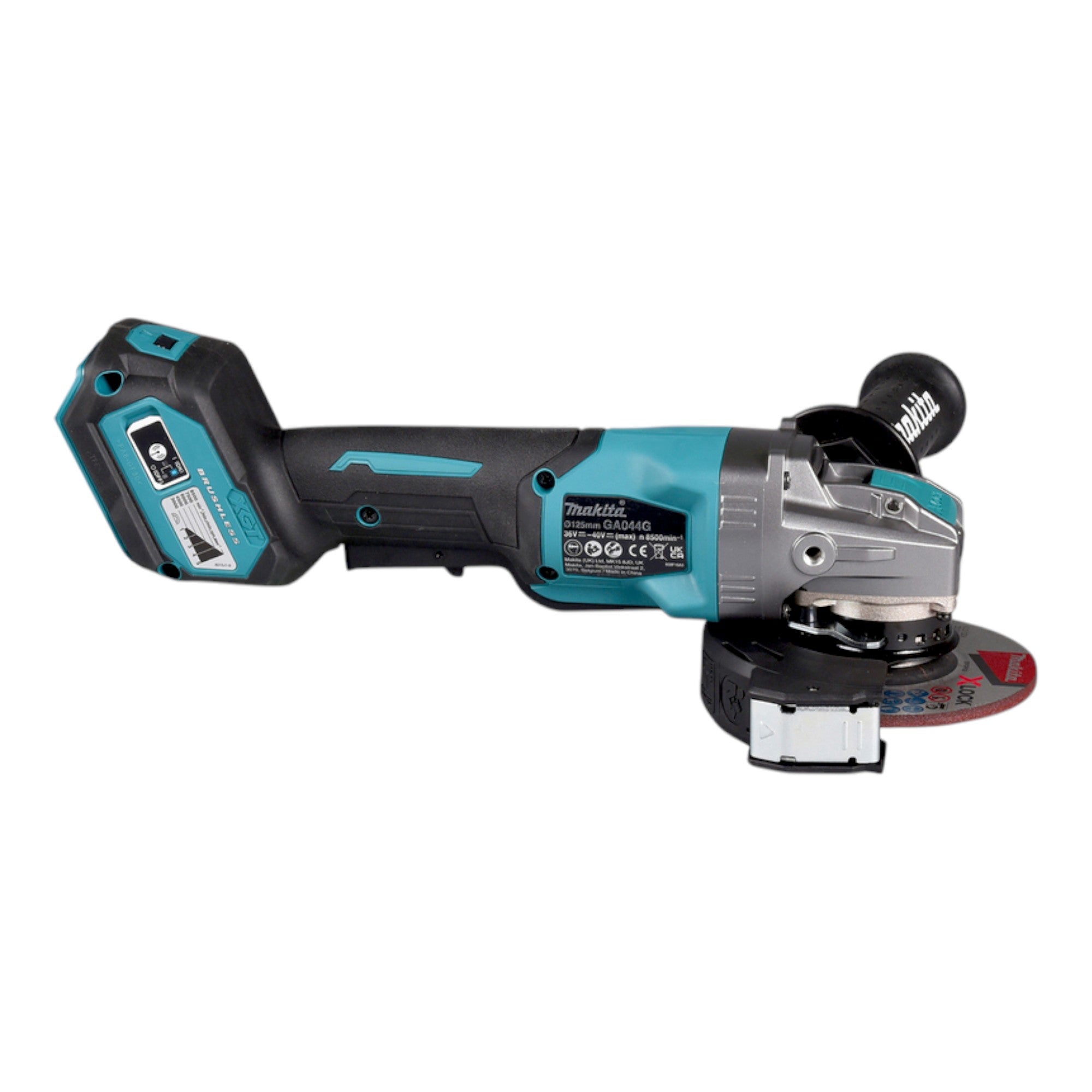 Makita GA 044 GD1 Akku Winkelschleifer 40 V max 125 mm X LOCK Brushless 1x Akku 2 5 Ah ohne Ladegeraet 4 - toolbrothers
