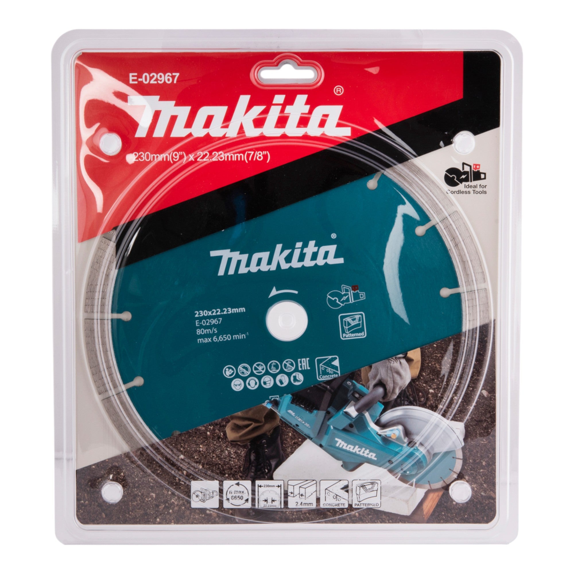 Makita Diamanttrennscheibe 230 x 22 23 mm E 02967 fuer Trennschleifer 1 - toolbrothers