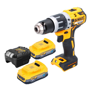 DeWalt DCD 796 E2 Akku Schlagbohrschrauber 18 V 70 Nm Brushless + 2x Powerstack Akku 1,7 Ah + Ladegerät