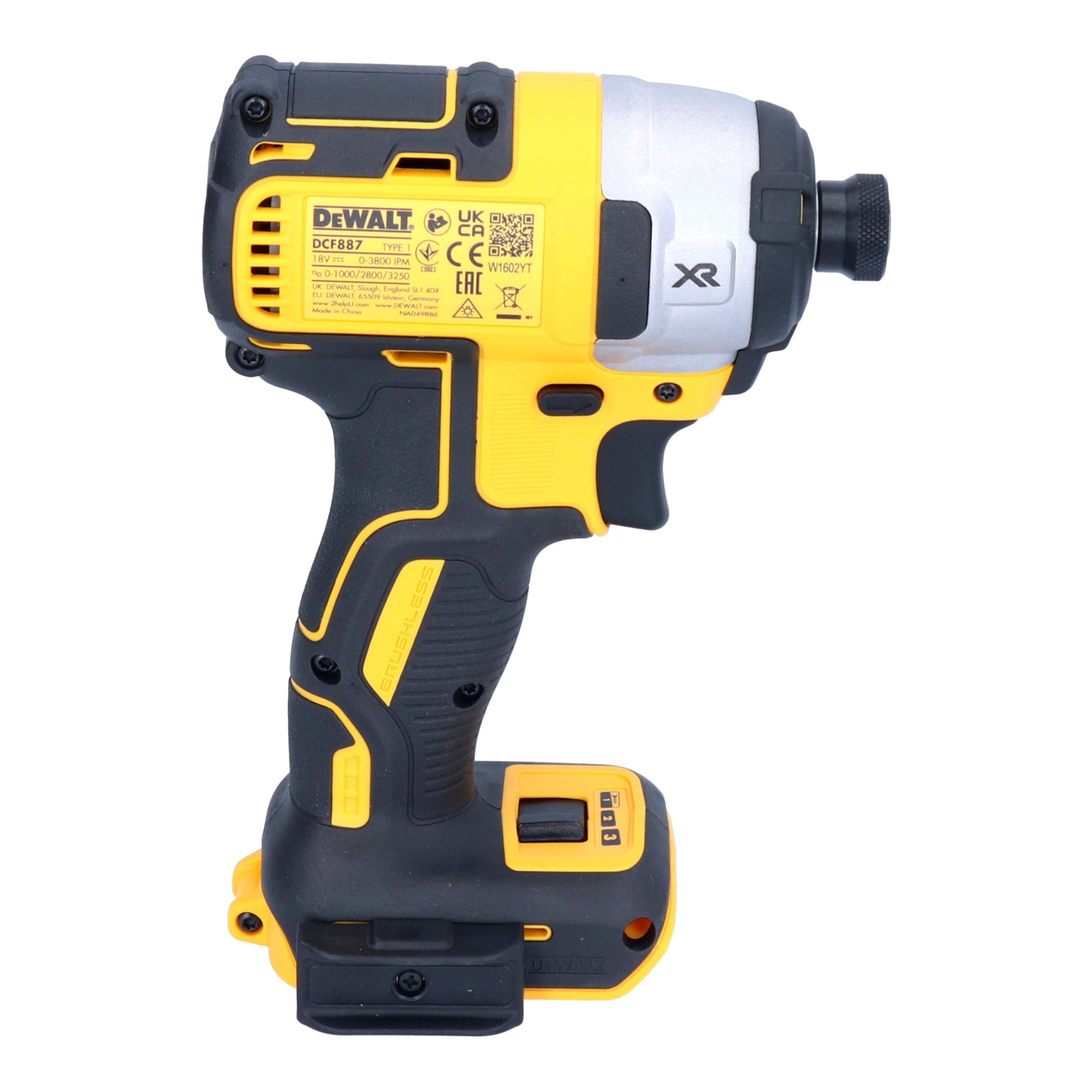 DeWalt DCF 887 D1 Akku Schlagschrauber 18 V 205 Nm 1 4 Brushless 1x Akku 2 0 Ah Ladegeraet 4 - toolbrothers