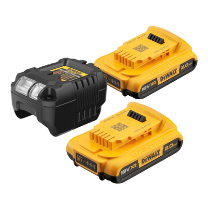 DeWalt DCS 334 D2T Akku Pendelhub Stichsaege 18V Brushless 2x Akku 2 0 Ah Ladegeraet TSTAK 3 - toolbrothers
