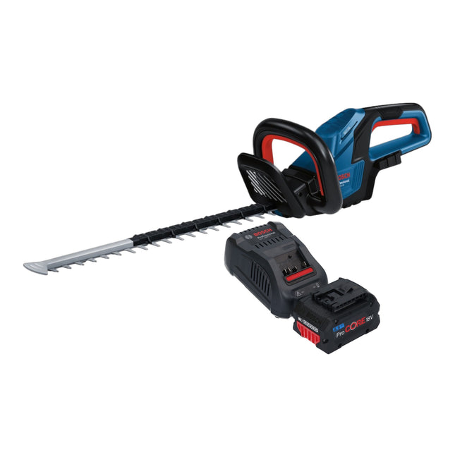 Bosch GHE 18V 50 Professional Akku Heckenschere 18 V 50 cm Brushless 1x ProCORE Akku 5 5 Ah Ladegeraet 0 - toolbrothers