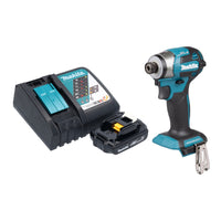 Makita DTD 173 RY1 Akku Schlagschrauber 18 V 180 Nm 1 4 Brushless 1x Akku 1 5 Ah Ladegeraet 0 - toolbrothers